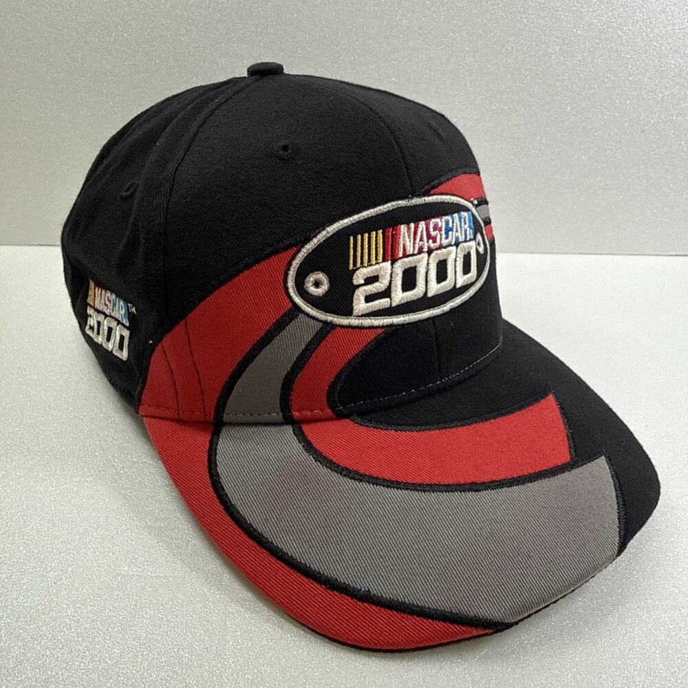 VTG y2k NASCAR 2000 Racing Hat SnapBack Black Competitor’s View